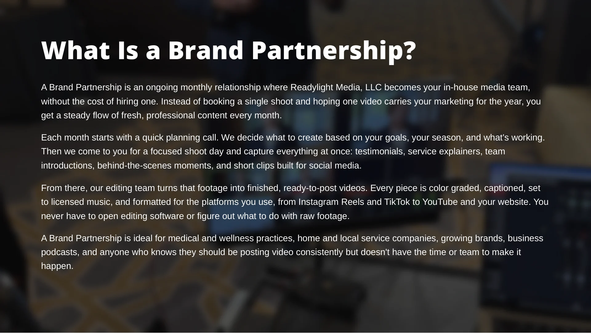 Brand Partnership Information Packet, page 3